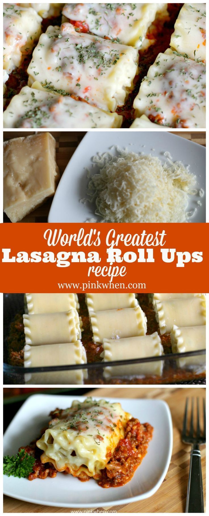 You NEED to make this recipe. It’s the most amazing Lasagna Roll Ups recipe around.: