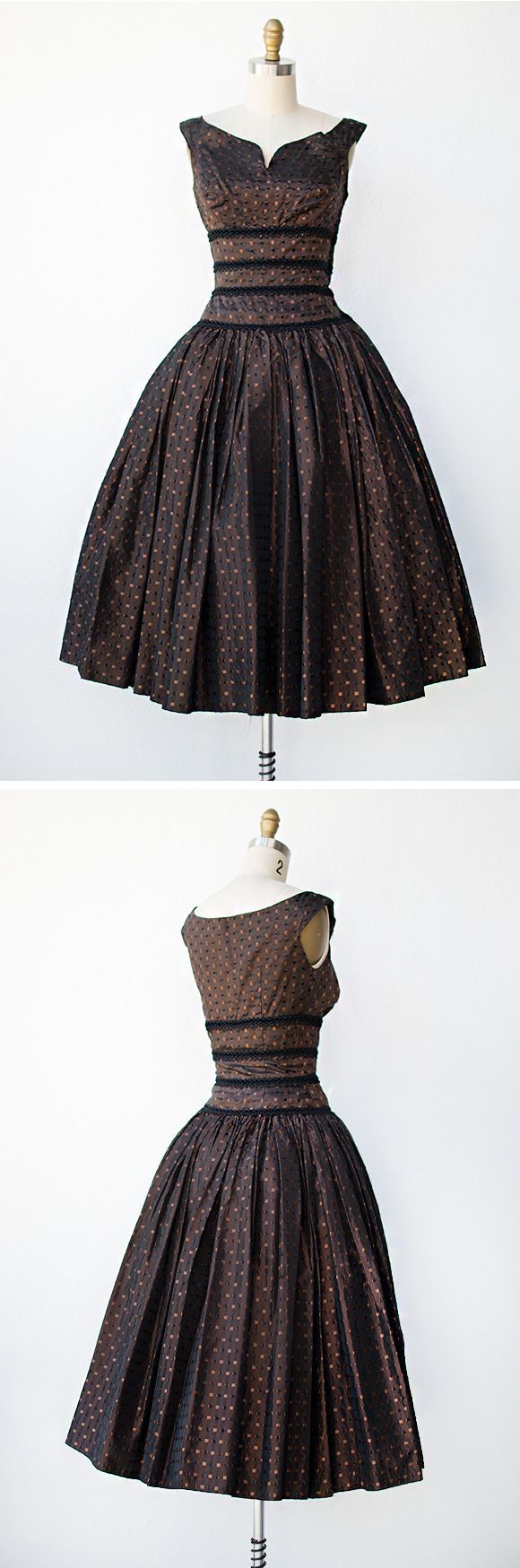 1950s Chocolaterie Dress