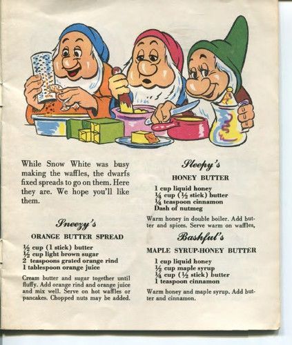1955 Walt Disney Snow White Dairy Recipe Book American Dairy Association