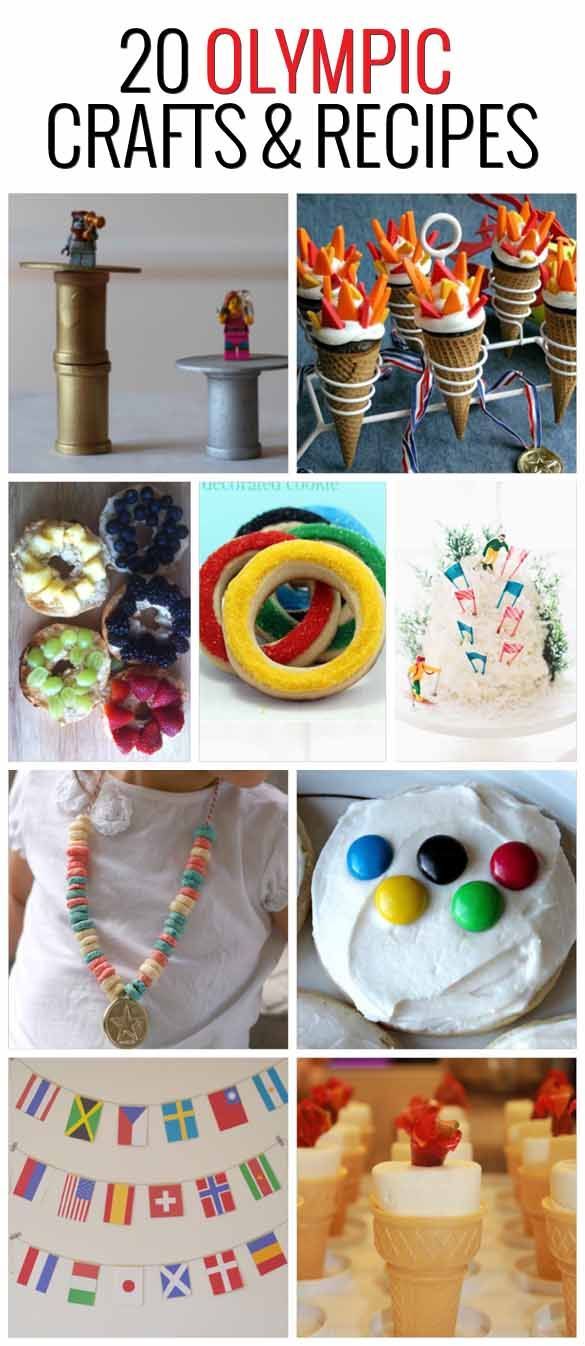 20 Olympic themed crafts and recipes your family will love!