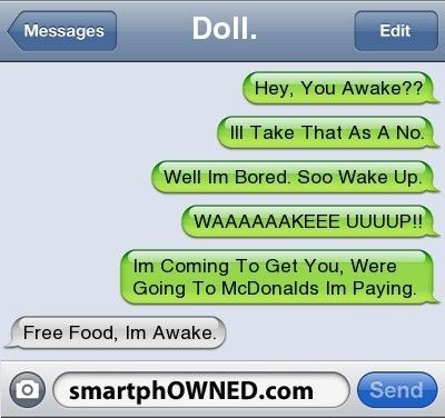 25 HILARIOUS TEXT MESSAGE FAILS ABOUT FOOD — Food Krazy