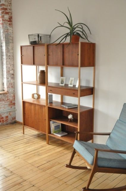 25 Original Mid-Century Modern Bookcases You’ll Like | DigsDigs