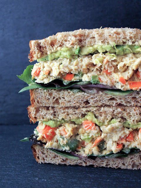 7 Hearty Vegan Sandwiches That Don’t Mess Around, made the curried tofu salad and used trader joes mango c