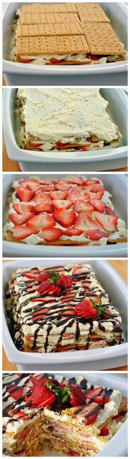 An impressive looking dessert that is SO easy to put together!