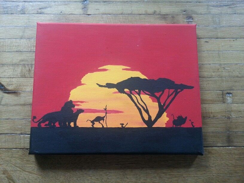 Awesome Lion King painting