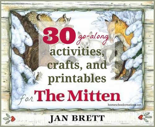 Books by Jan Brett have been huge favorites in our house, especially her story The Mitten. The illustratio