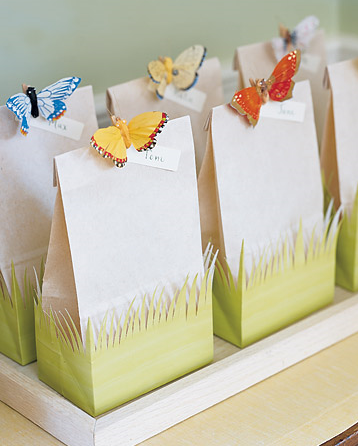butterfly party favors (end the party like the end of the book)