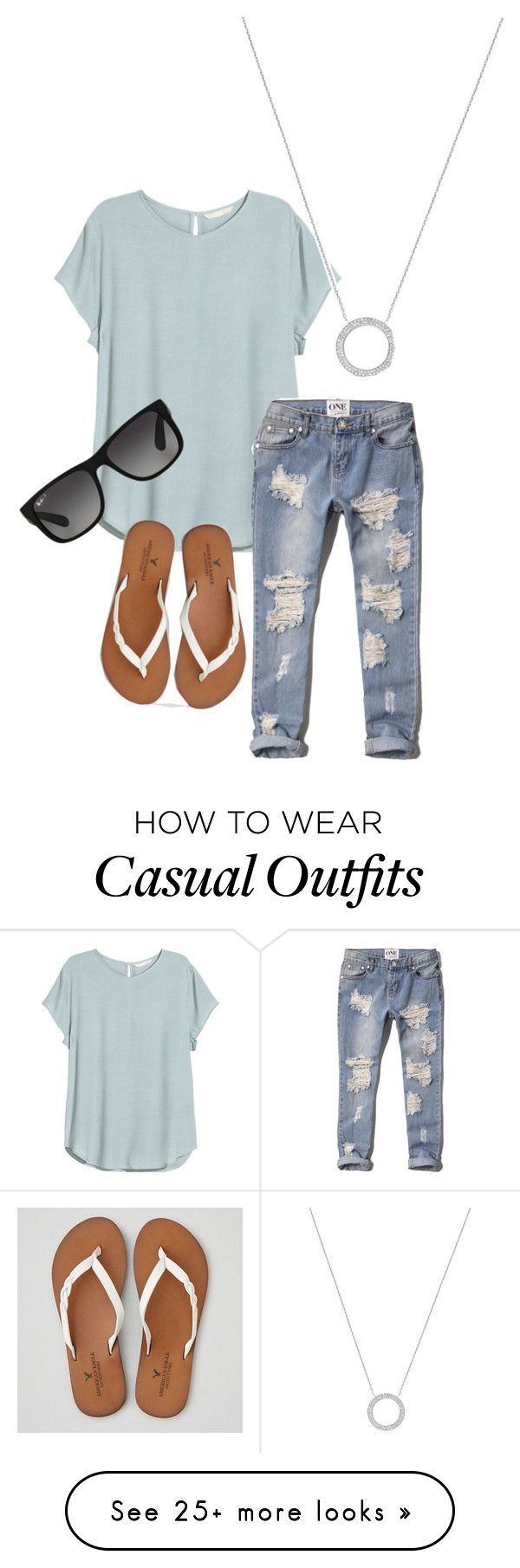 “Casual” by autumn-thiel on Polyvore featuring H&M, Abercrombie & Fitch, American Eagle Outfitters, Michae