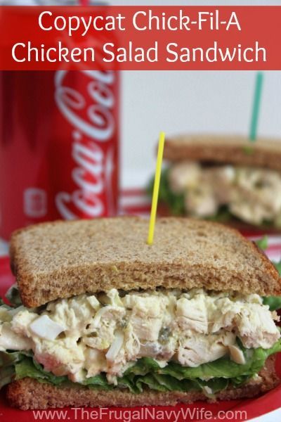 Copycat Chick-Fil-A Chicken Salad Sandwich – The Frugal Navy Wife