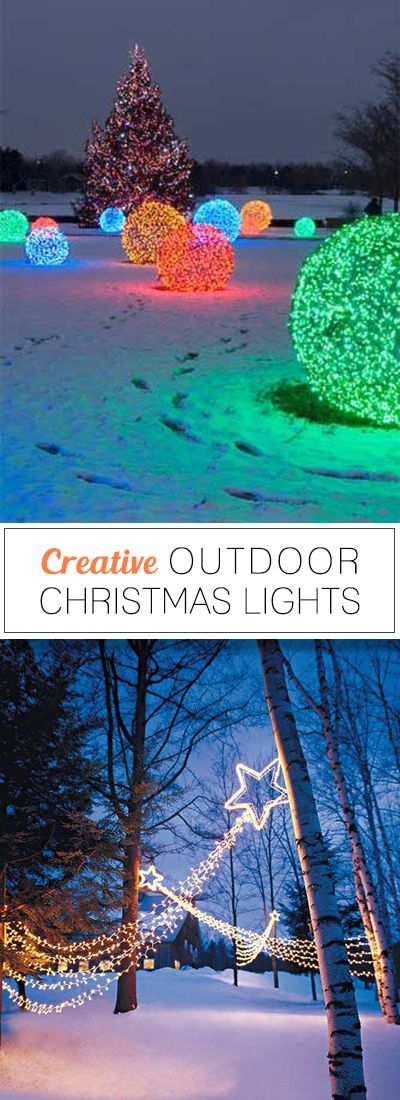 Creative Outdoor Christmas Lights • Lots of Great Ideas & Tutorials!