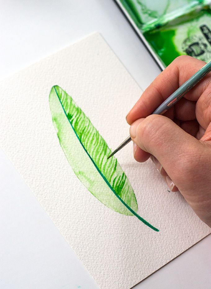 DIY: Three Ways To Paint A Watercolor Feather (For Beginners) | adventures-in-mak…