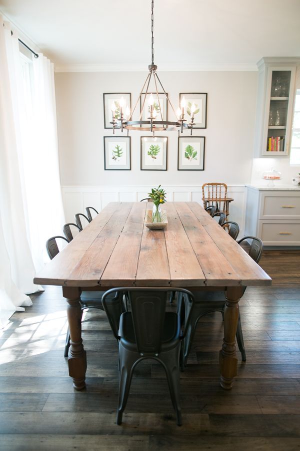 farmhouse table  | Behind the Scenes of HGTV’s Fixer Upper
