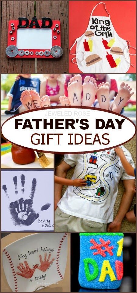 Father’s Day Gift Ideas that kids can make themselves; these are such CUTE ideas!