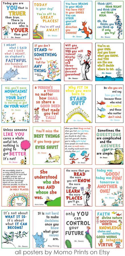 Fun collection of Dr. Seuss quotes