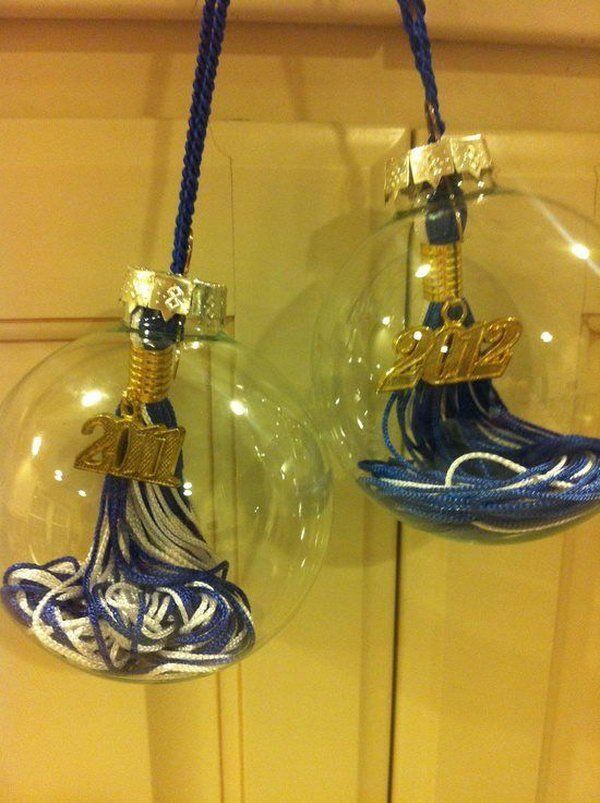 Graduation Tassel Ornament. Create such a special graduation keepsake by pulling the top off and place
