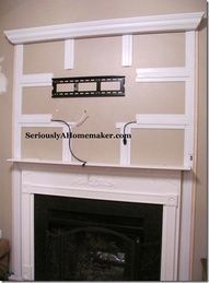 how to hide a tv over a fireplace