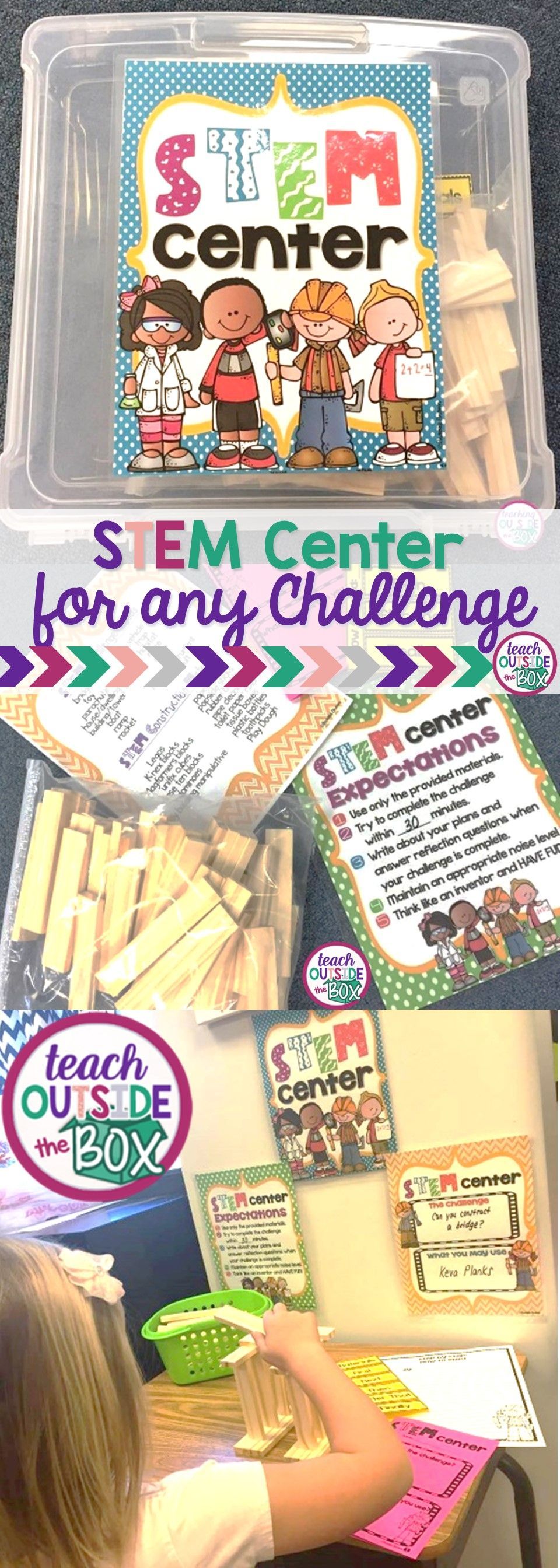 How to Set Up and Manage a Classroom STEM Center! | Work Stations | STEM Challenges
