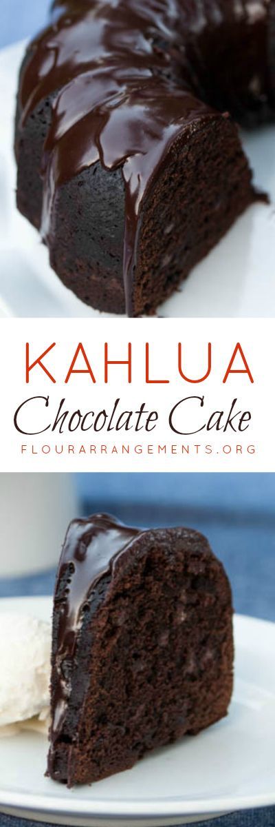 Kahlua Chocolate Cake delivers rich chocolate flavor with warm Kahlua undertones. Two recipes included