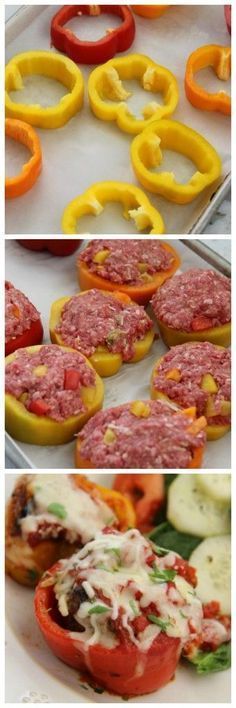 Mini Meatloaf Pepper Rings. Replace with extra lean ground beef or even extra lean minced turkey. :) H