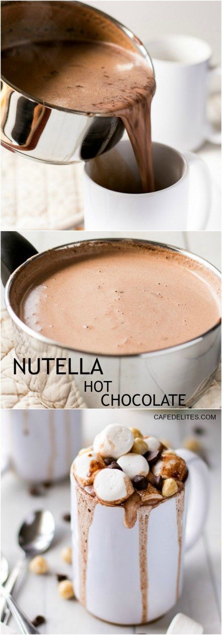 Nutella-Hot-Chocolate: Ambers review – made 12/14/15 – for the most part I followed this recipe –