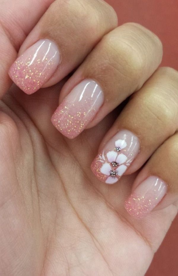 pink  nail art 17 – 50 lovely Pink Nail Art Ideas   ♥