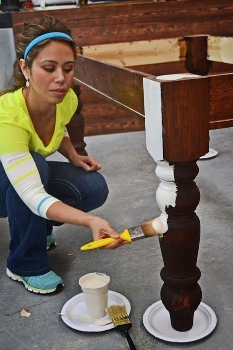 Really good tutorial — How To Paint Furniture | Old World Chippy Distressed Paint Finish | Ana White – Ho