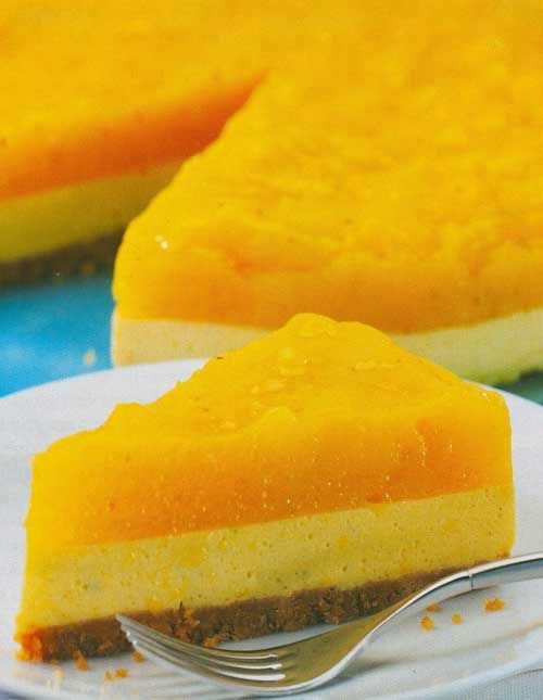 Recipe for Jamaican Mango Cheesecake – Bring a bit of summer to the party. This Jamaican Mango Cheesecake