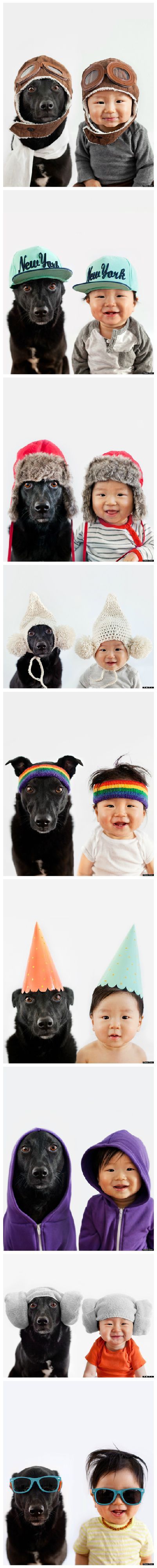 Rescue Dog And Baby BFF Are Partners In Crime AND Fashion