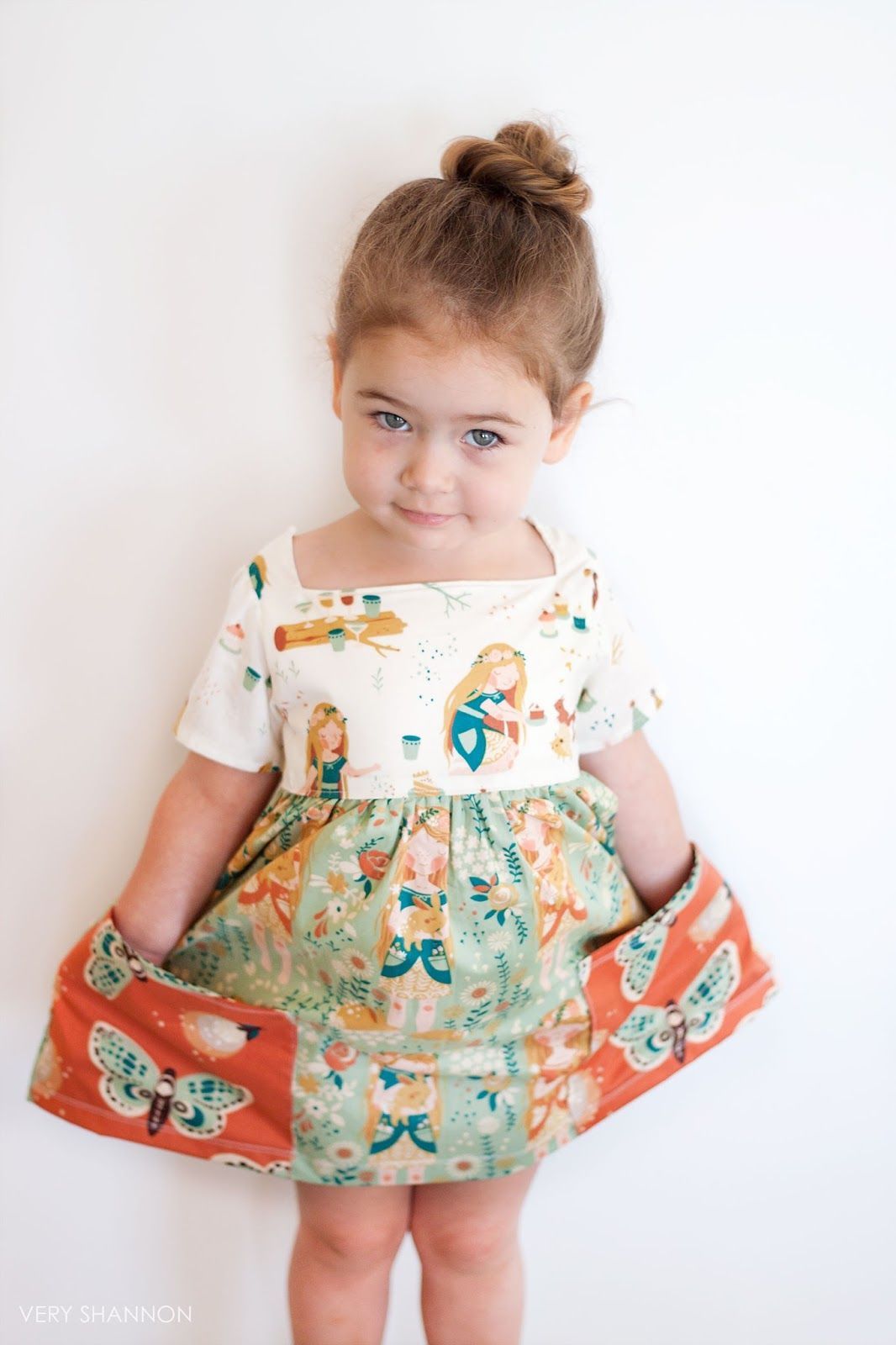 sew: the sally dress in fort firefly || luvinthemommyhood