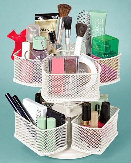 Super Cool: This Lazy Susan Was Made Especially for Your Makeup!: Girls in the Beauty Department…I think