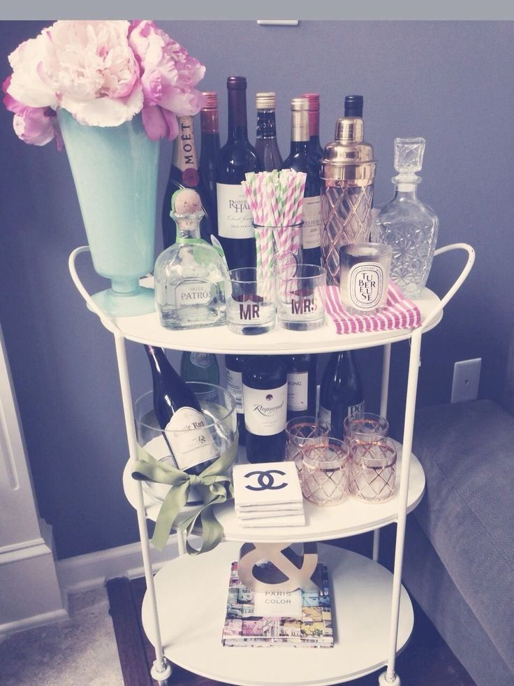 The Bar Cart.. Doing this in my new room