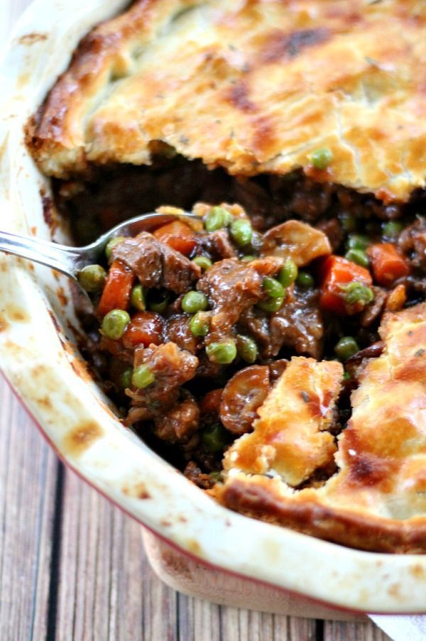 The filling in this Beef Pot Pie is guaranteed to create the best, most deep-flavored pot pie you’ve ever