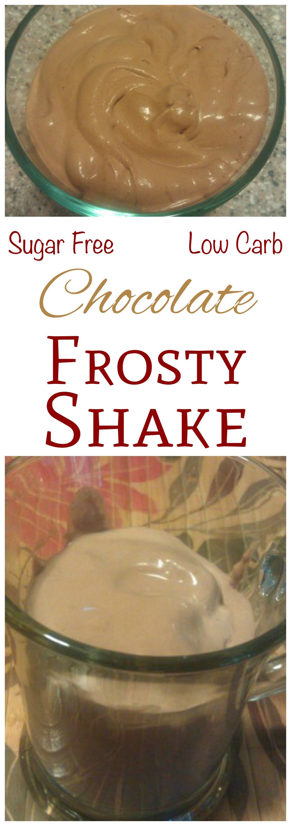 This is a really quick and easy way to make a frozen thick chocolate shake at home. The creamy low carb ch
