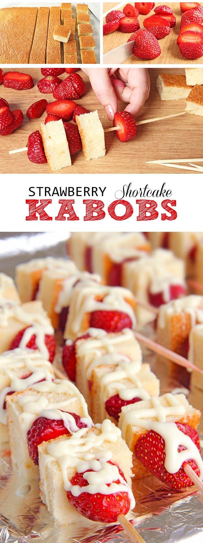 This strawberry Shortcake kabobs are your ticket to becoming a backyard-barbecue legend, perfect for 4th o