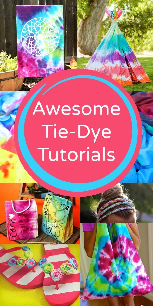 Totally Awesome Summer Tie-Dye Tutorials