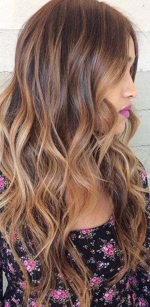 want this – brunette balayage highlights