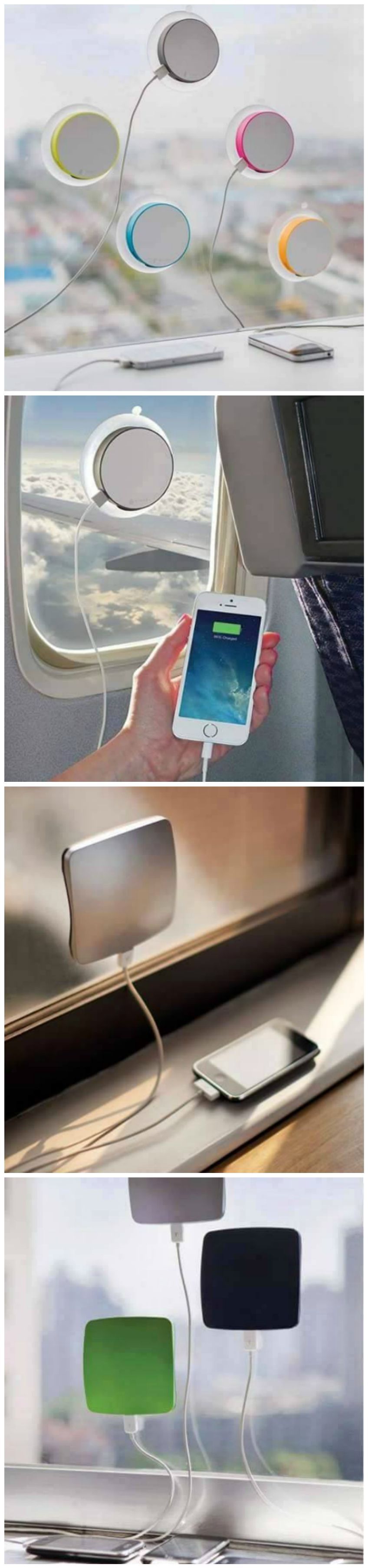 Window Mounted Solar Charger