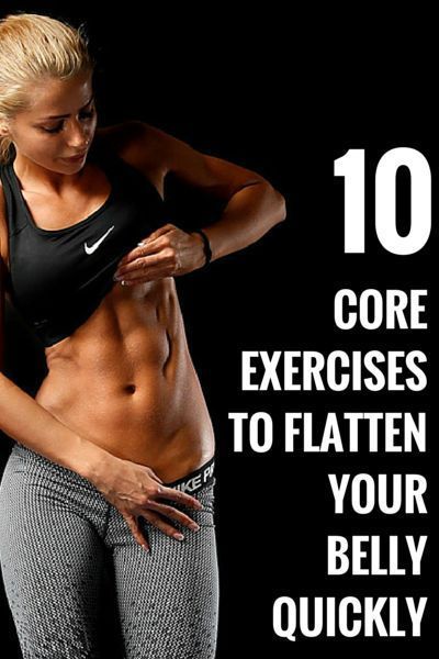 10 Core Exercises To Get Flatten Belly