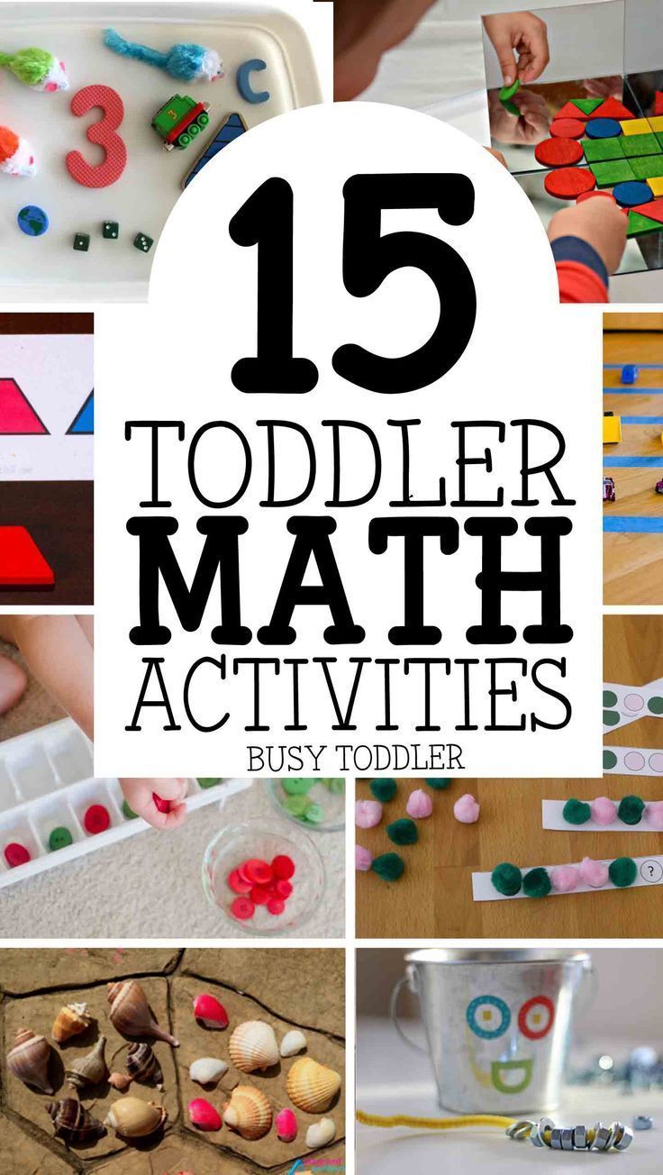 15 Toddler Math Activities: Awesome and easy toddler math activities; number recognition, patterns, so