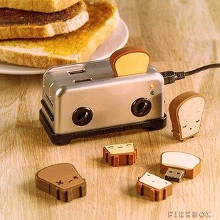 33 Desk Accessories That Will Make Your Day Better | Toast Flash Drives | $20