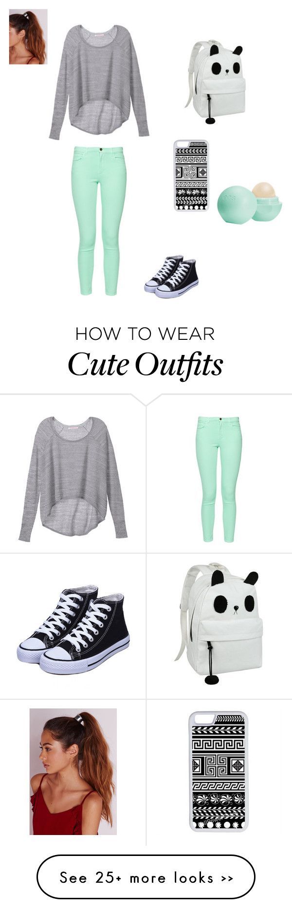 “Back to school outfit” by weirdo-love on Polyvore featuring Victorias Secret, French C