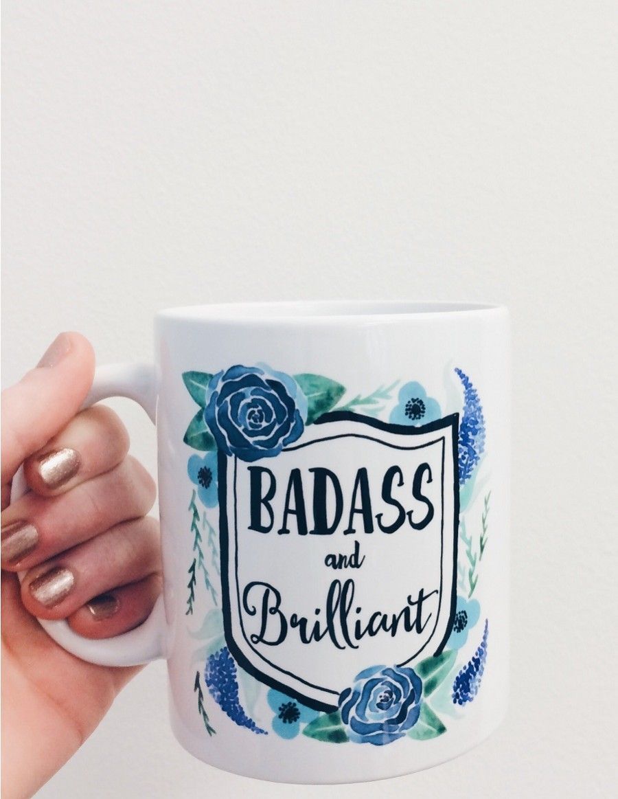 Badass and Brilliant Coffee Mug : A Unique Gifts Website