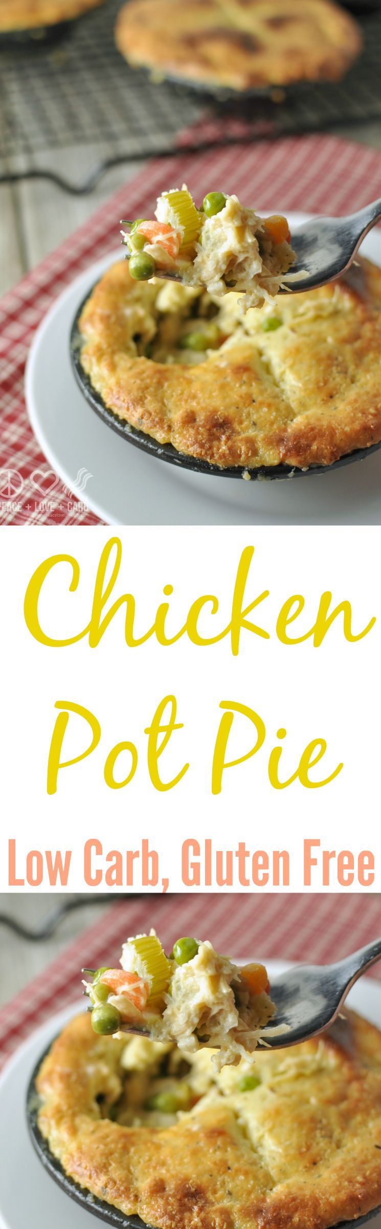 Chicken Pot Pie – Low Carb, Gluten Free | Peace Love and Low Carb | peaceloveandlowca…