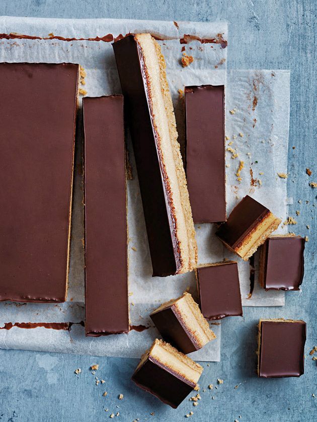 classic chocolate caramel slice from donna hay