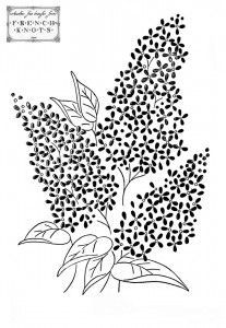 Click for more flowers & leaves embroidery patterns