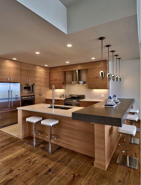 Contemporary kitchen ideas | interior design, home decor, luxury kitchen, luxe. More ideas at homedeco