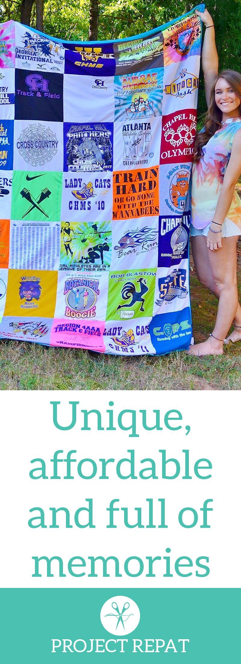 Every t-shirt quilt has a unique story to tell — what will yours say? Learn more about how you can t