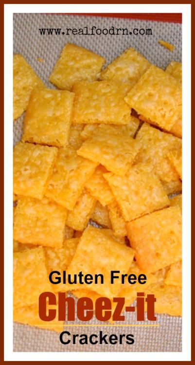 Gluten Free Cheez-it Crackers  Nut free  Simple ingredients & recipe *** family approved – yum! **