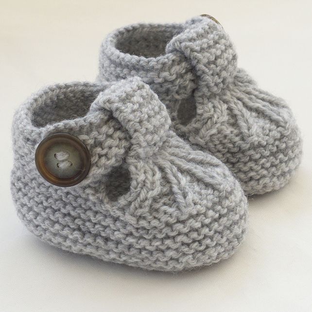 Hand Knitted Baby Shoes-Booties £5.25