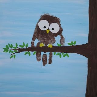 Handprint Owl… LOVE!!!!!!! Thank you, Jill!!!! I know what handprint craft were doing for &quot